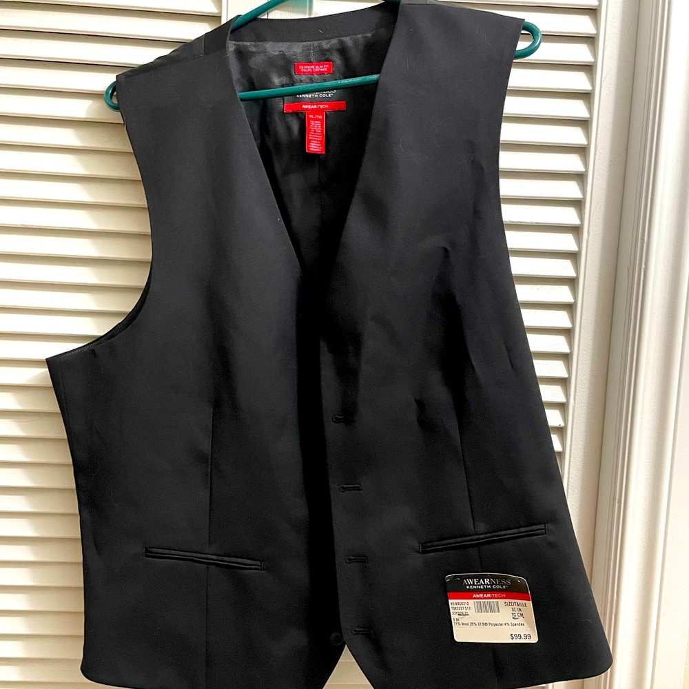 Men’s formal vest. Black XL